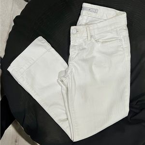 Joe’s Jeans Women’s White Socialite Kicker Crop Jeans! So Fresh!